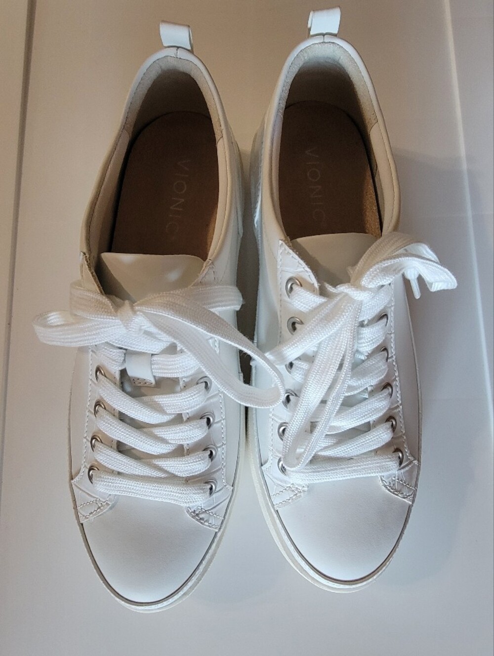 Vionic Winny White Low-Top Women’s Leather Sneakers Size 8 New Without Box - Picture 7 of 8